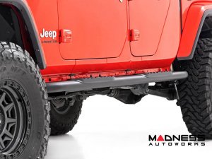 Jeep Gladiator JT Side Steps - Oval Nerf Steps - Rough Country